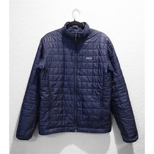 Patagonia Nano Puff Insulated Jacket Men’s M Blue Zip Embroidered Liftoff 2020